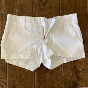 Lilly Pulitzer white Walsh shorts